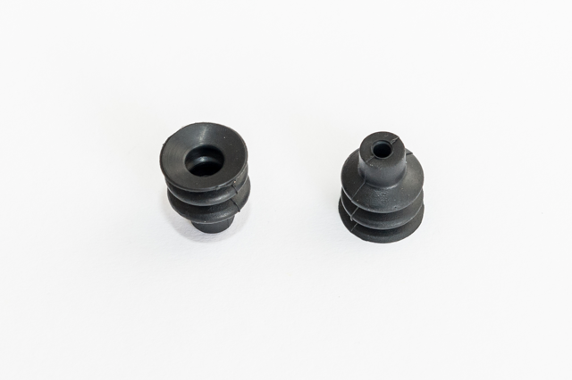 Harmonikás vákuumkorong, D= 18 mm, 2,5 redős, csatlakozó nélkül, NBR fekete