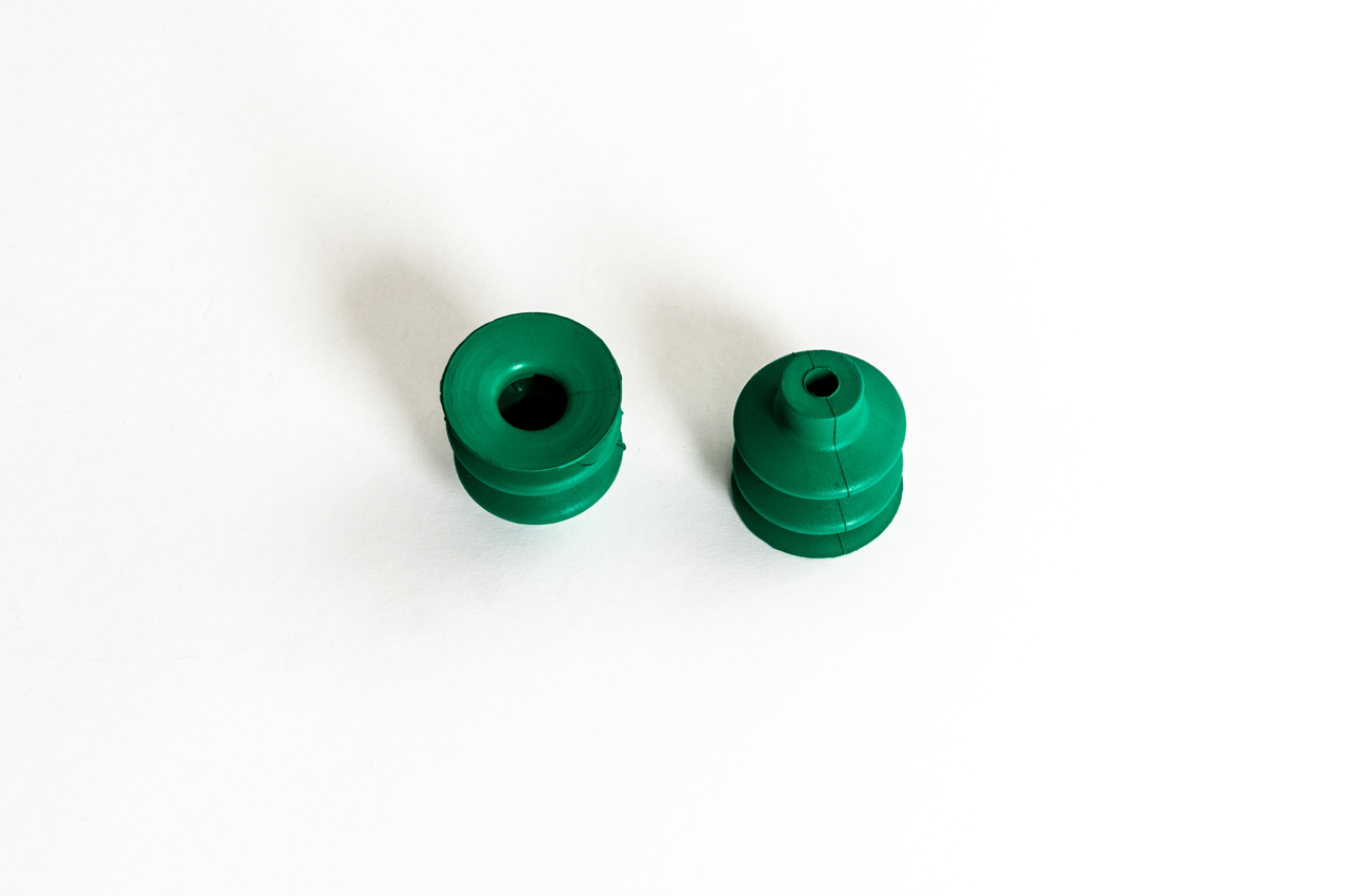 Harmonikás vákuumkorong, D= 43 mm, 2,5 redős, csatlakozó nélkül, FKM
