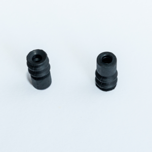 Harmonikás vákuumkorong, D= 10 mm, 2,5 redős, csatlakozó nélkül, NBR fekete