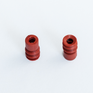 Harmonikás vákuumkorong, D= 10 mm, 2,5 redős, csatlakozó nélkül, szilikon vörös erősítéssel