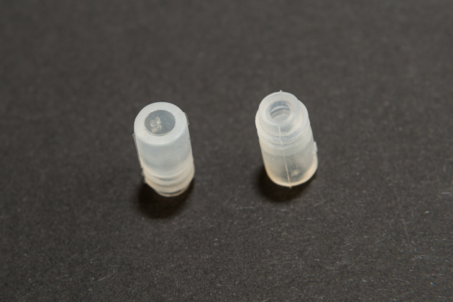 Harmonikás vákuumkorong, D= 5 mm, 2,5 redős, csatlakozó nélkül, SI átlátszó