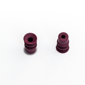 Harmonikás vákuumkorong, D= 12 mm, 2,5 redős, 4 mm-es furat, csatlakozó nélkül, HNBR