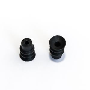 Harmonikás vákuumkorong, D= 14 mm, 2,5 redős, csatlakozó nélkül, NBR fekete