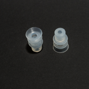 Harmonikás vákuumkorong, D= 14 mm, 2,5 redős, csatlakozó nélkül, szilikon