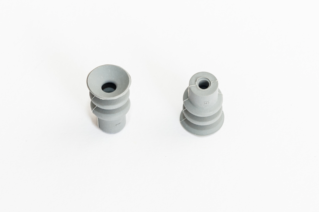 Harmonikás vákuumkorong, D= 14 mm, 2,5 redős, csatlakozó nélkül, EPDM 35° Shore