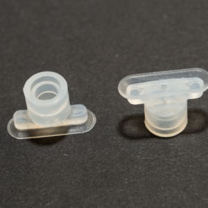 Ovális/téglalap alakú-lapos vákuumkorong 18 x 6 mm, csatlakozó nélkül, szilikon