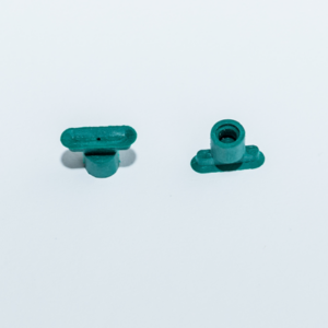 Ovális/téglalap alakú-lapos vákuumkorong 18 x 6 mm, csatlakozó nélkül, FKM