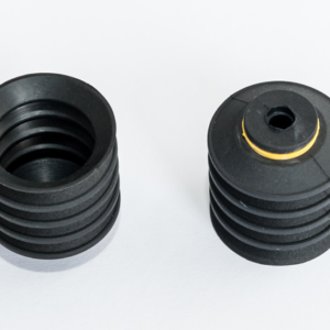 Harmonikás vákuumkorong, D= 40 mm, 4,5 redős, csatlakozó nélkül, NBR fekete gyűrűvel 