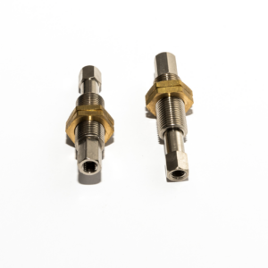 Rugós szár, 2x végcsatlakozás: belső menet M5, Úthossz: 10 mm, Csatlakozó menet: G1/8", Teljes hossz: 49 mm