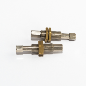 Rugós szár, elfordulásmentes, 2x végcsatlakozás: belső menet M5, Úthossz: 10 mm, Csatlakozó menet: G1/8", Teljes hossz: 49 mm