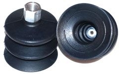 Harmonikás vákuumkorong, D= 60 mm, 2,5 redős, Csatlakozó Belső menet 1/4" integrált SW 19 integrált, EPDM