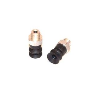 Harmonikás vákuumkorong, D= 14 mm, 1,5 redős, Csatlakozó Külső menet 1/8" integrált, HNBR
