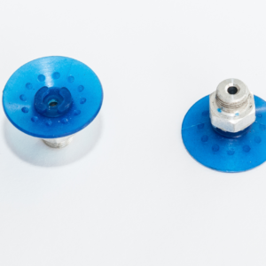 Lapos vákuumkorong, D= 30 mm, Csatlakozó külső menet  1/8" vulkanizált, SI kék