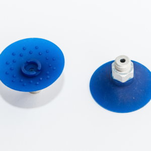 Lapos vákuumkorong, D= 55 mm, Csatlakozó külső menet 1/4" vulkanizált, SI kék