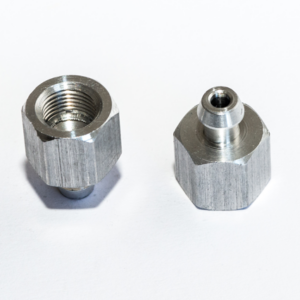 Vákuum korong fitting csatlakozó belső menet 1/8", alumínium