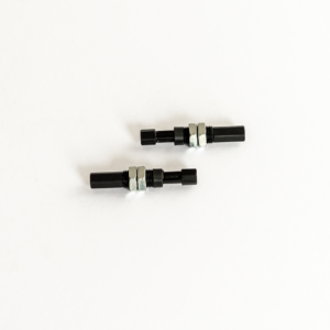 Rugós szár, elfordulásmentes, befogó 1/8", rugózás 10 mm, belső menet: 2 x M5