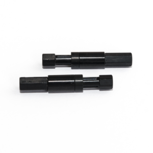 Rugós szár, elfordulásmentes, befogó átmérő 10 mm, rugózás 10 mm, belső menet: 2 x M5