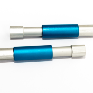 Rugós szár, befogó átmérő 14 mm, rugózás 20 mm, 2 x belső menet 1/8", teljes hossz 92,5 mm
