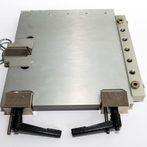 Roboter adapterlap gyorsváltóhoz 250 mm, csatlakozók nélkül, szorítókarral, Alu