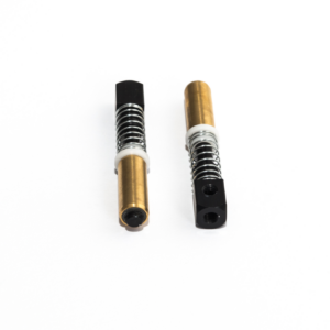 Rugós szár, befogó átmérő 10 mm, rugózás 10 mm, 2x belső menet M5