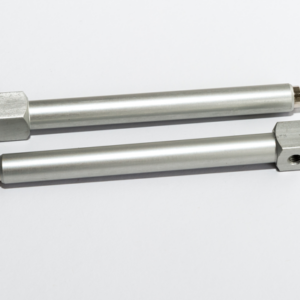 Vákuum korong tartó szár, tengely átmérő 10 mm, tengelyhossz 90 mm, belső menet 3 x M5