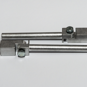 Vákuum korong tartó szár, forgatható csatlakozó, tengely átmérő 10 mm, tengelyhossz 90 mm, belső menet 2 x M5
