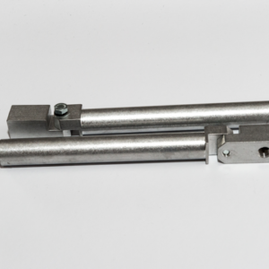 Vákuum korong tartó szár, forgatható csatlakozó, tengely átmérő 20 mm, tengelyhossz 150 mm, belső menet 2 x 1/8"
