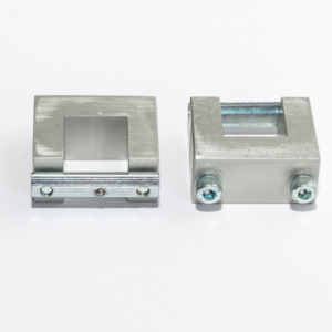 Négyszögletes összekötő 20 x 20 mm horonyanyákkal